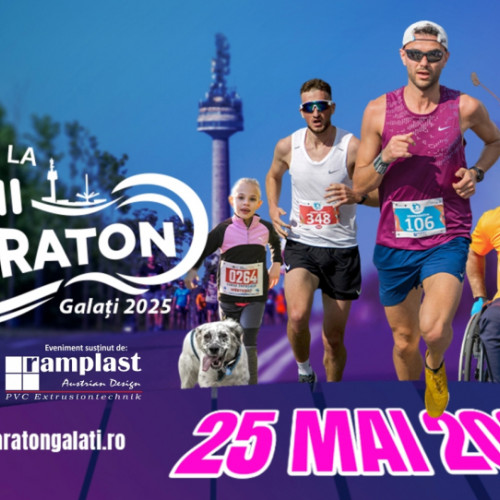 Circulația auto va fi restricționată duminică în Galați din cauza Semimaratonului