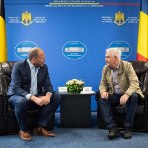 Vizita ministrului apărării din Belgia în România