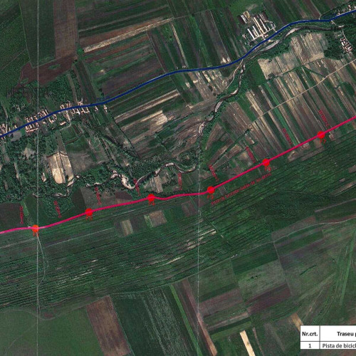 Pista de biciclete de 2,5 km va conecta Galda de Jos și Benic