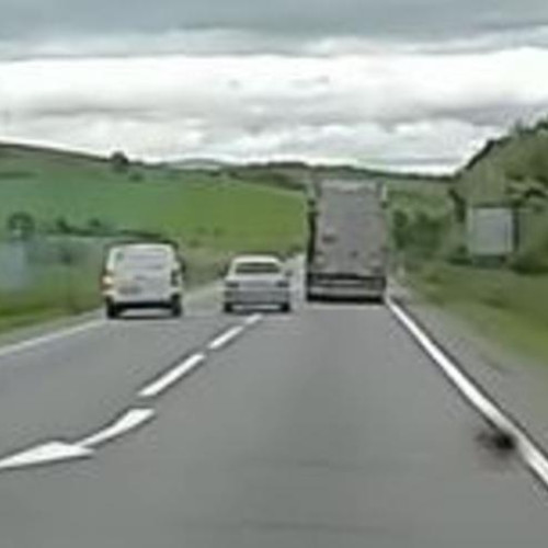 Incident de depășire riscanta pe centura Apahida-Valcele