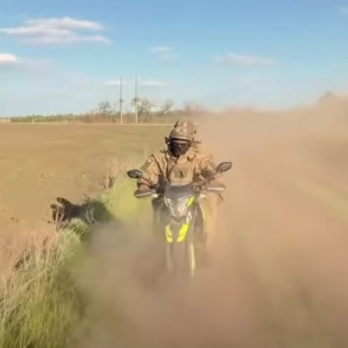 Motocicletele devin o armă în războiul din Ucraina
