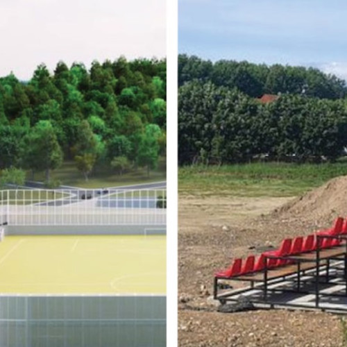 Stadiul lucrărilor la noul stadion din Selimbar