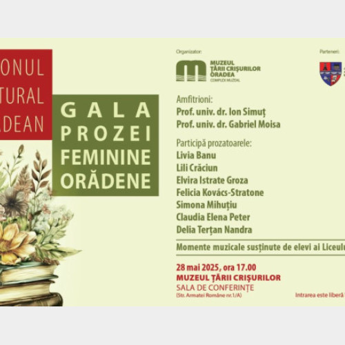 Gala prozei feminine oradene, un eveniment cultural important