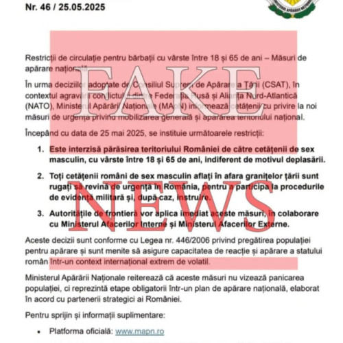 MApN combate dezinformările privind securitatea națională