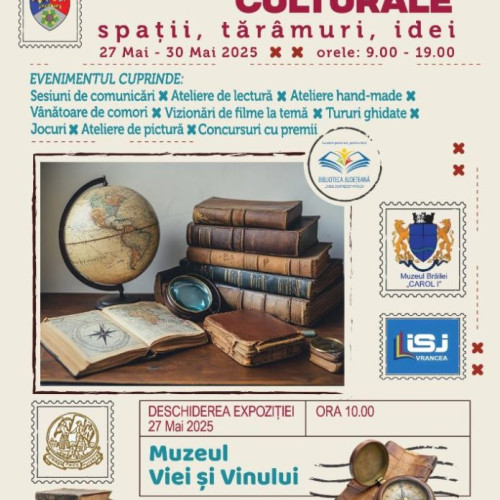 Zilele explorării culturale la Biblioteca Județeană Vrancea