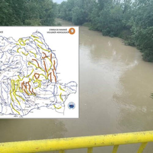 Avertizare hidrologică în Vrancea și alte județe