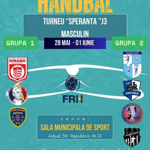 Sala Municipală de Sport din Adjud, gazda Turneului Final "Speranța"