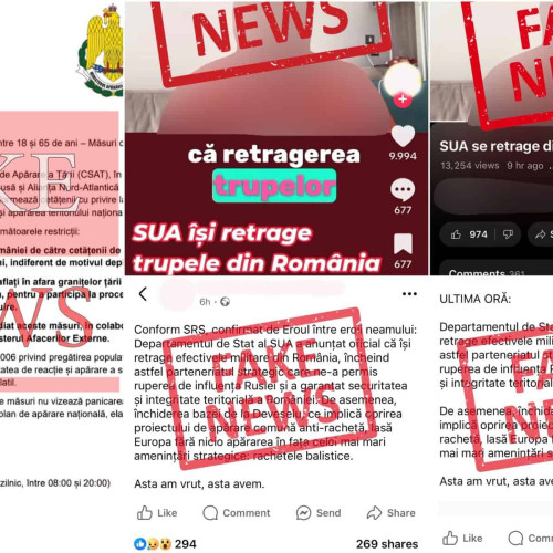 Ministerul Apărării Naționale infirmă dezinformările privind mobilizarea și retragerea militarilor americani