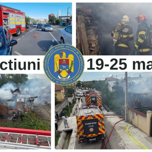 Activitate intensă pentru pompierii din Dâmbovița în ultimele zile