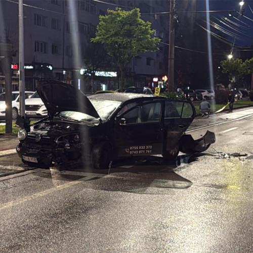 Accident pe Calea Națională din Botoșani