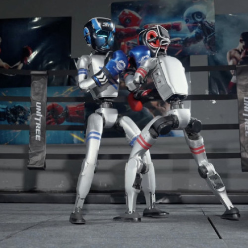 China a organizat primul turneu de box cu roboți humanoizi