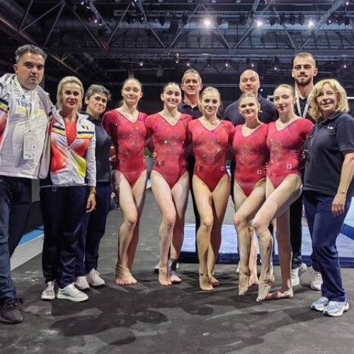 Echipa feminină a României, locul 4 la Campionatul European de gimnastică din Leipzig
