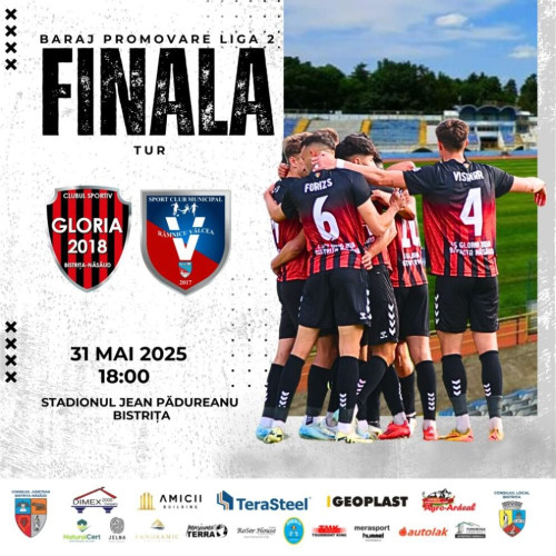 Gloria Bistrita se pregătește pentru finala de promovare în Liga 2