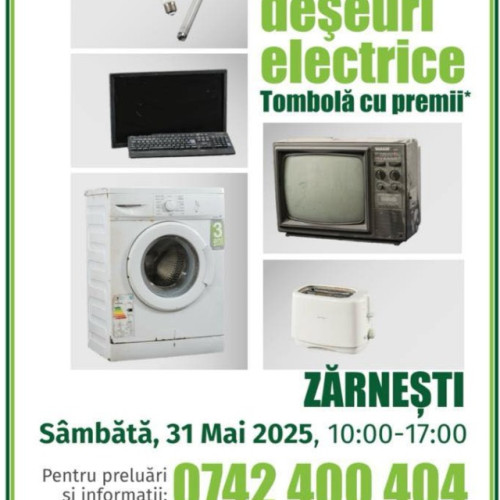 Campanie pentru colectarea deșeurilor electrice în Zărnești
