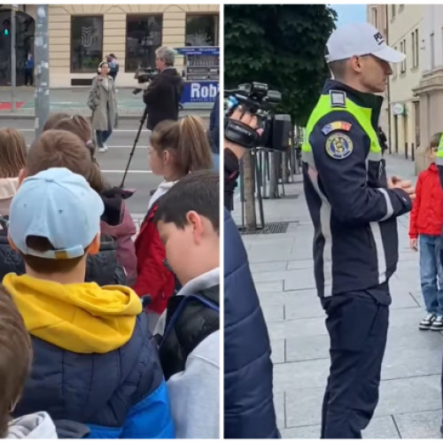 Cluj: Politistii demareaza "Saptamana prevenirii criminalitatii" cu o lectie despre siguranta copiilor