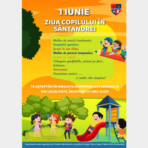 Primăria Șimand organizează un eveniment special de Ziua Copilului