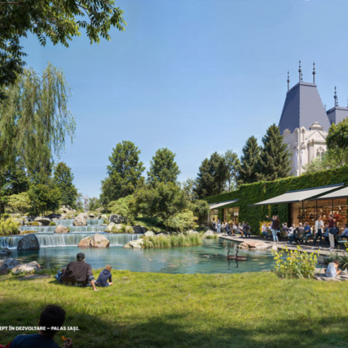 Palas se transformă într-un spațiu modern și atrăgător