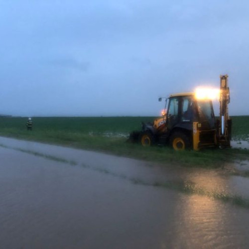 Restricții de circulație în Galați și Vrancea din cauza vremii nefavorabile