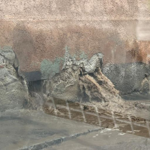 Inundații în cartierul Schei din Brașov