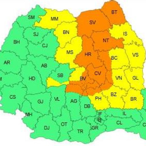 Vremea se ameliorează, dar avertizările meteorologice rămân în vigoare