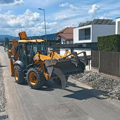 Lucrări de drenaj natural în Petrești