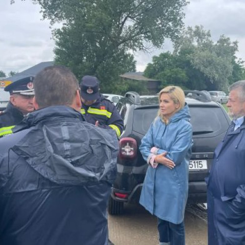 Intervenții de urgență în județul Vrancea, din cauza vremii nefavorabile