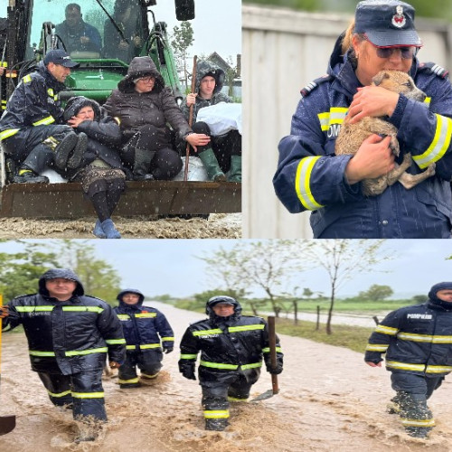 Pompierii botoșăneni, lăudați pentru intervențiile în urma inundațiilor