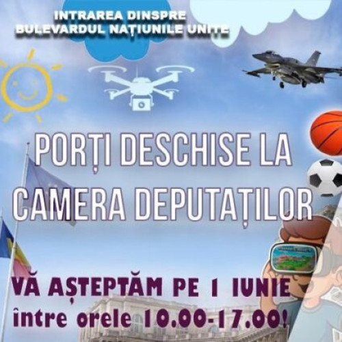 Camerele Deputaților se deschid de Ziua Copilului