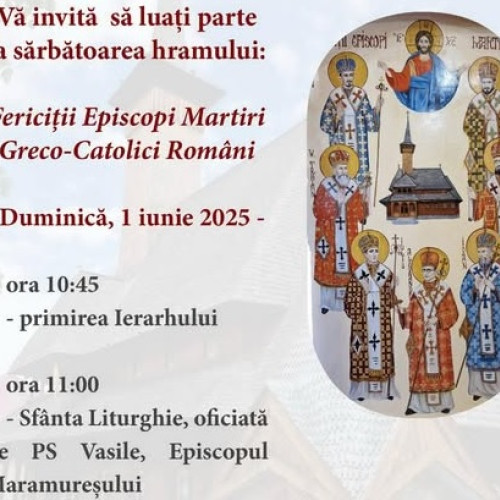 Vasile Bizau va celebra Sfânta Liturghie în Viseu de Sus