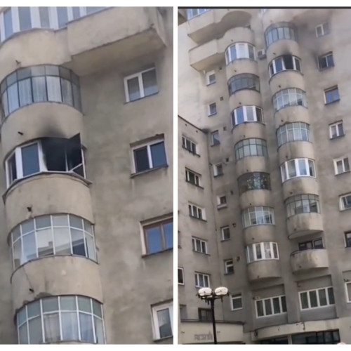 Incendiu într-un apartament din Cluj-Napoca, fără victime