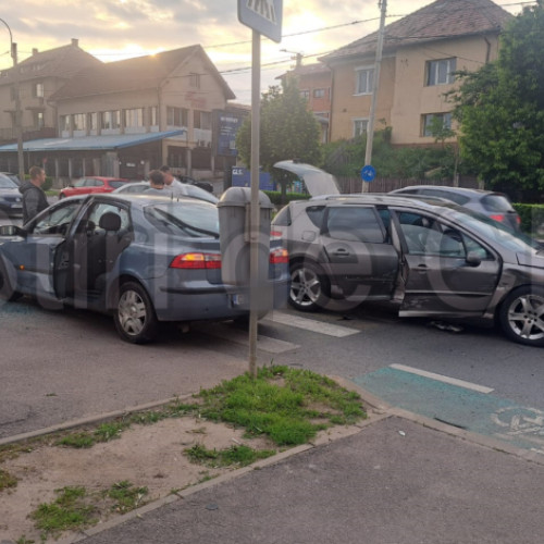 Accident rutier pe strada Corneliu Coposu din Cluj-Napoca