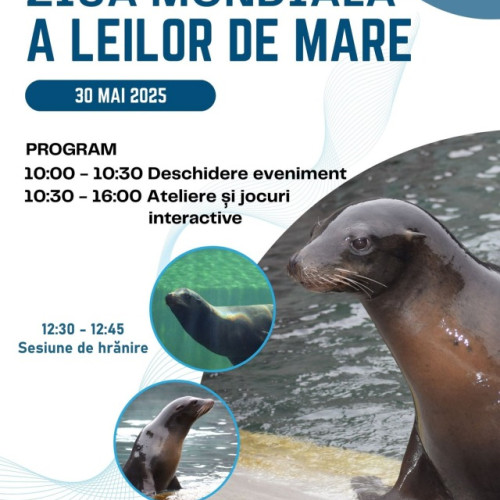 Ziua Mondială a Leilor de Mare sărbătorită la Zoo Brașov