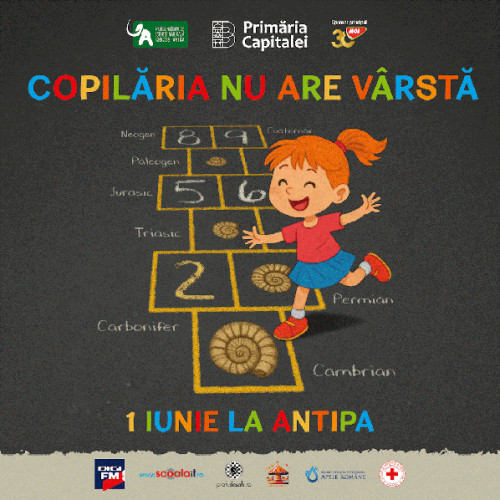 Joaca și distracția în grădina muzeului de Ziua Copilului