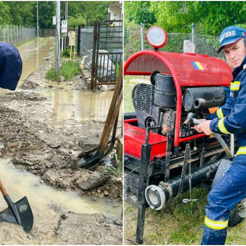 ISU Bacău continuă intervențiile pentru gestionarea efectelor inundațiilor