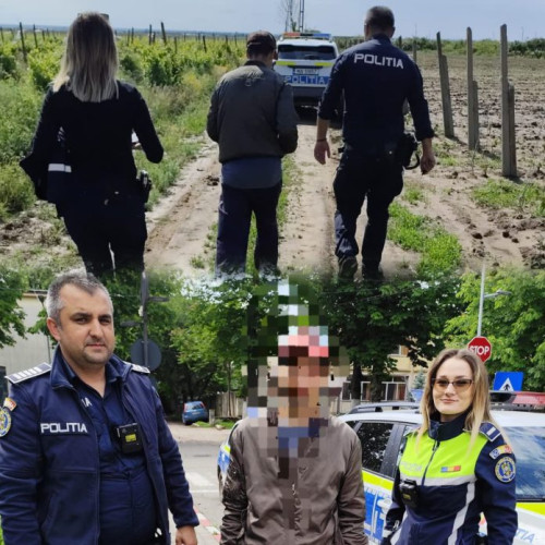 Intervenție rapidă a poliției salvează un bărbat din Tifesti