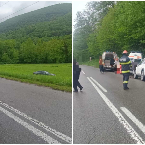 Accident rutier pe DN 74 în apropiere de Alba