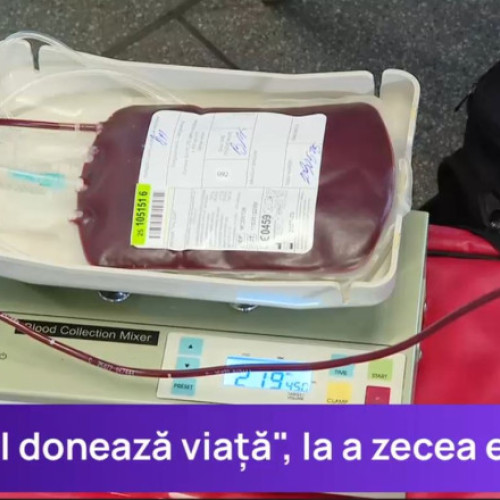 Grupul DIGI a organizat cea de-a zecea ediție a campaniei „DIGI Donează VIAȚA” pentru salvarea de vieți