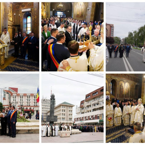Ceremonie religioasă și omagii aduse eroilor la Târgoviște de Sfânta Înălțare a Domnului