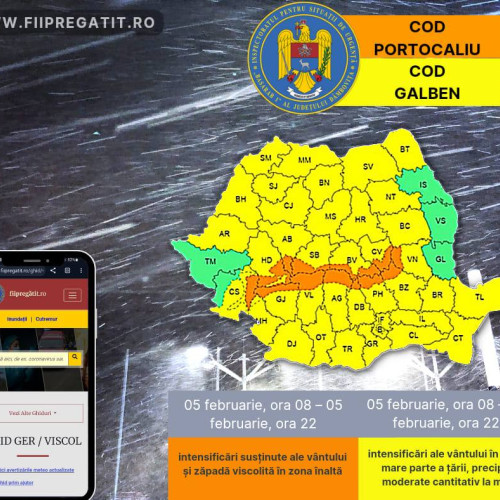 Recomandări de la ISU Dâmbovița pentru cetățeni în urma avertizărilor meteorologice