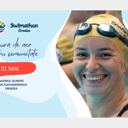 Eveniment caritabil Swimathon Oradea, în sprijinul cauzelor sociale și medicale