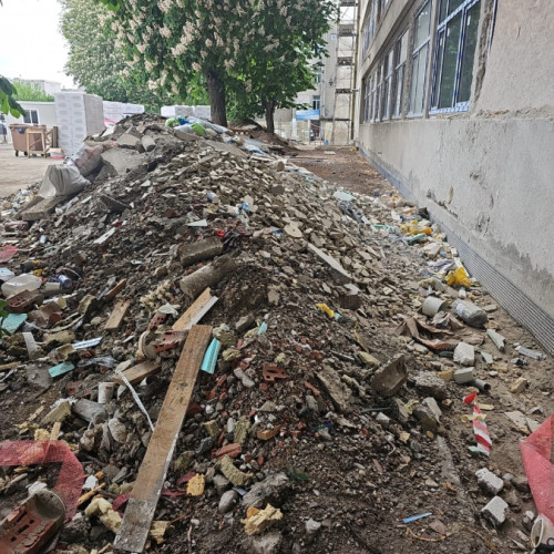 Garda de Mediu Galați a aplicat o amendă de 40.000 lei pentru nereguli la un șantier de renovare energetică