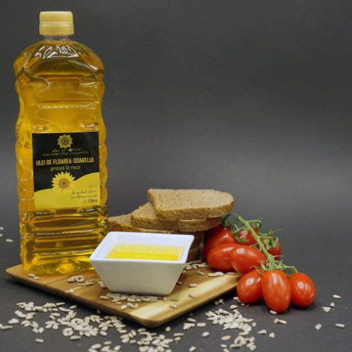 USAMV Cluj-Napoca lansează uleiul de floarea-soarelui presat la rece, 100% natural