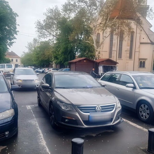 Campanie de informare a șoferilor în Bistrița privind regulamentul parcarilor