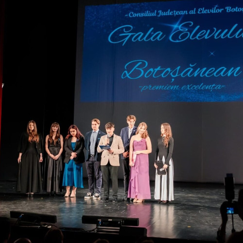 Gala elevului botoșănean, un moment de recunoaștere pentru performanță și implicare
