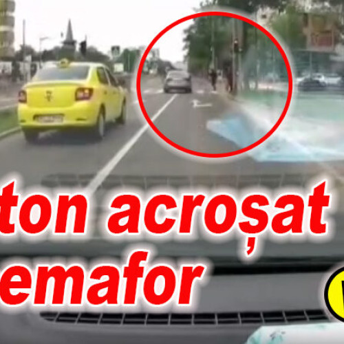 Accident în centrul orașului Buzău: un adolescent a fost acroșat pe trecerea de pietoni