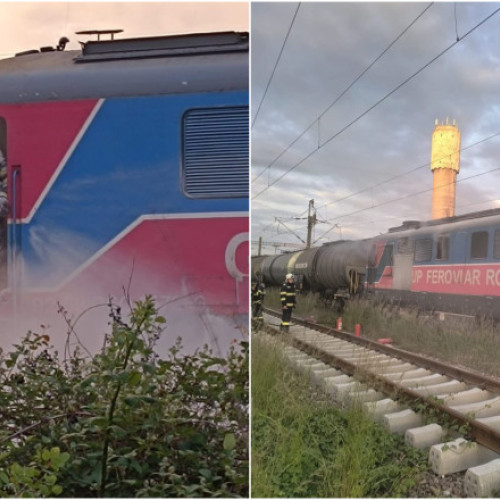 Incendiu la o locomotivă pe raza localității Valea Călugărească