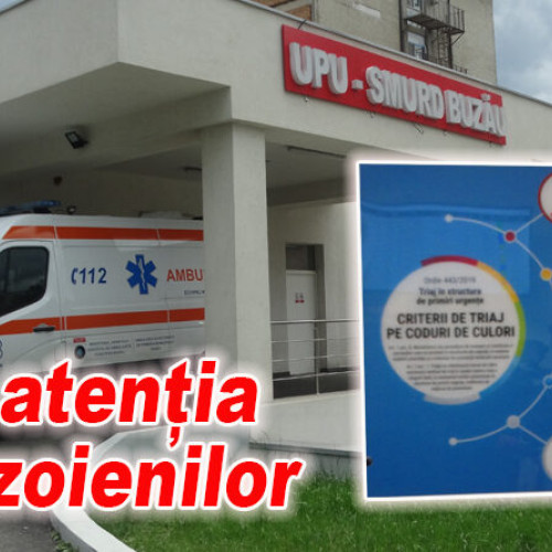 Noutăți importante la UPU Buzău: sistem de coduri de culori pentru trierea pacienților