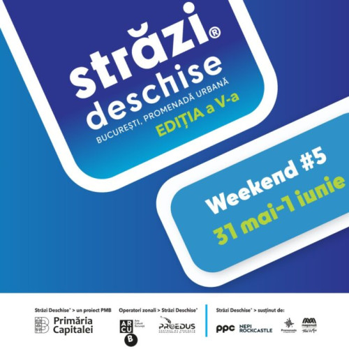 „străzi deschise - bucurești, promenadă urbană” aduce distracție pe Calea Victoriei și pe strada Barca în weekend-ul 31 mai - 1 iunie