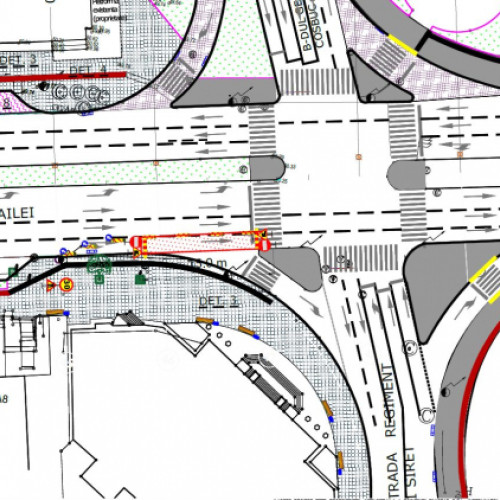 Lucrări de reparație pe strada Brăilei din Galați