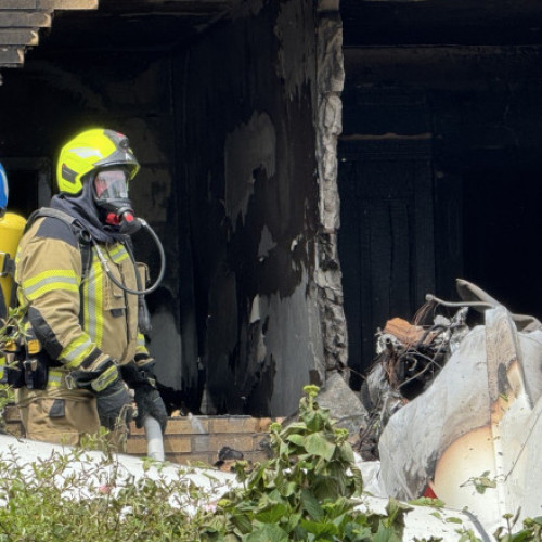 Accident grav în orașul Korschenbroich, atacat de un avion de mici dimensiuni